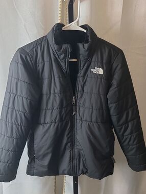 North Face Girls' Reversible Mossbud Jacket Size L